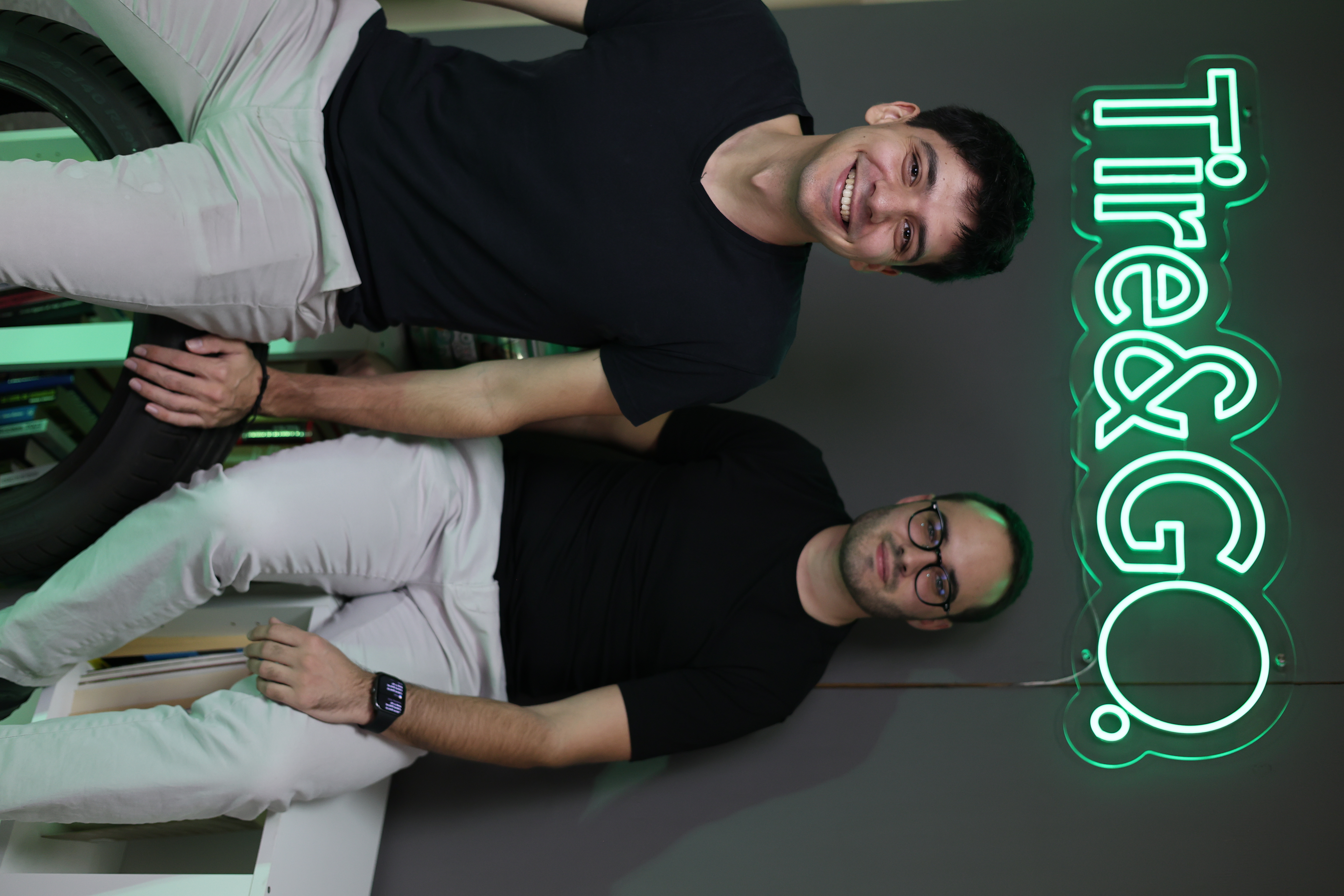 Lisard y Arturo, fundadores de Tire&GO